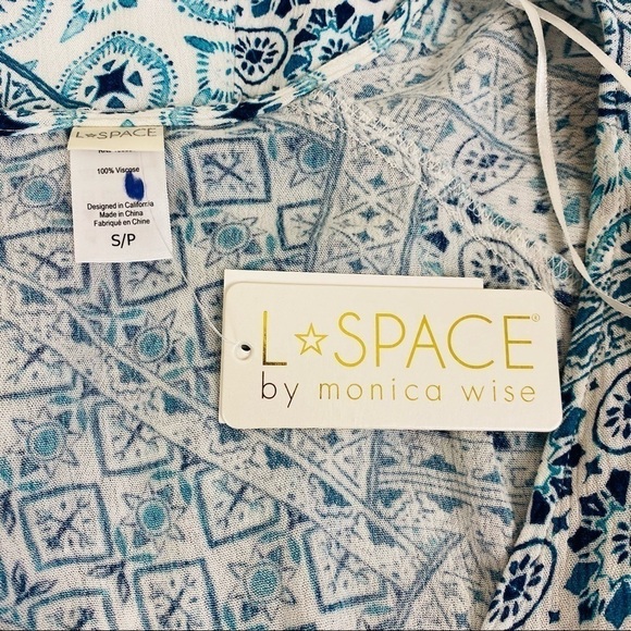 L*space Aubrey Romper Patchwork Boho Print Size S - Picture 15 of 15